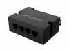 Lanberg Przełącznik Din-Fe4-At-30W 1xIn 3xOut 100MB PoE Extender Fast Ethernet Din Rail at 30W
